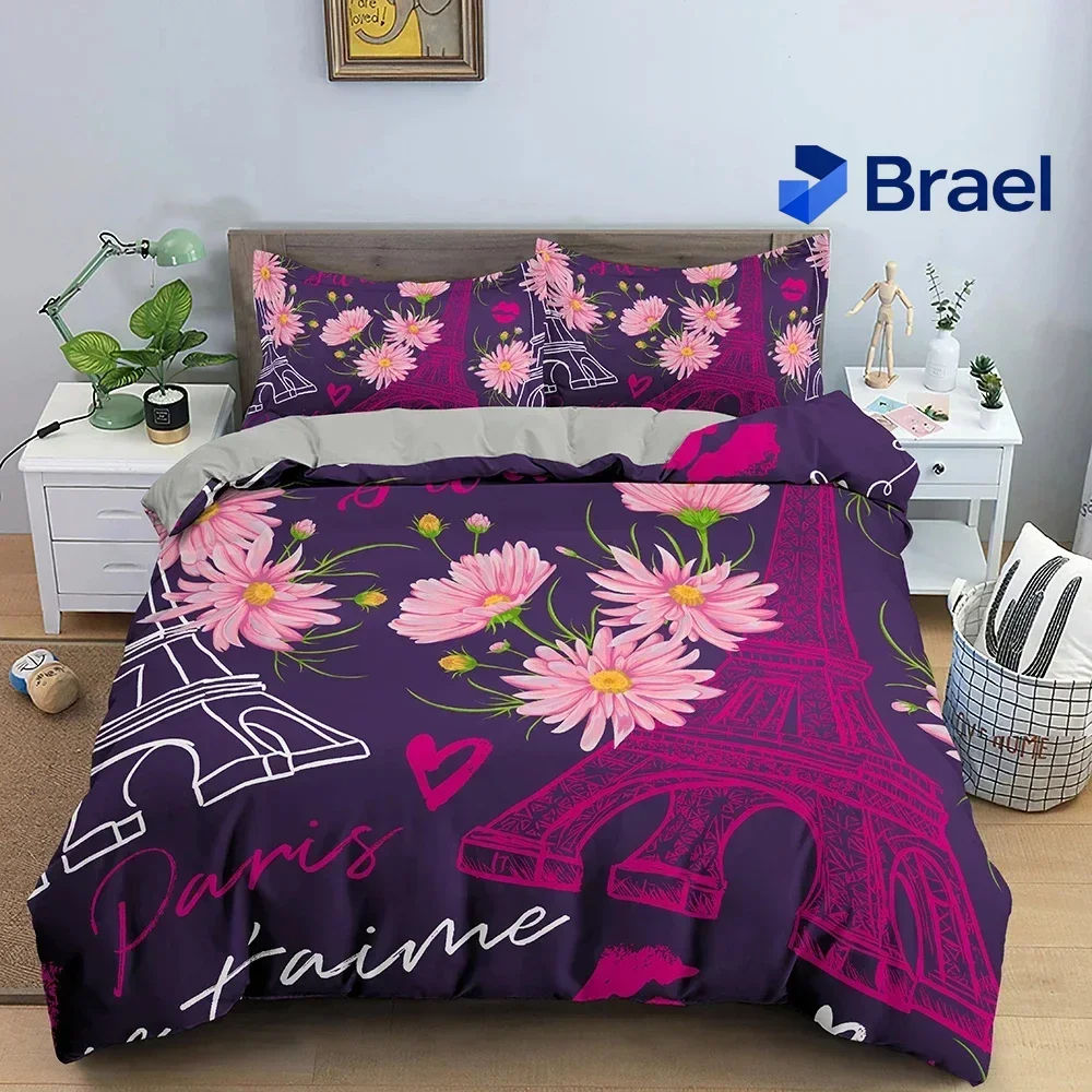 Exquisite Love Heart Valentine's Day Bedding Set,Duvet Cover Bed Set Quilt Cover Pillowcase,King Queen Twin Size Boys Girls Adul