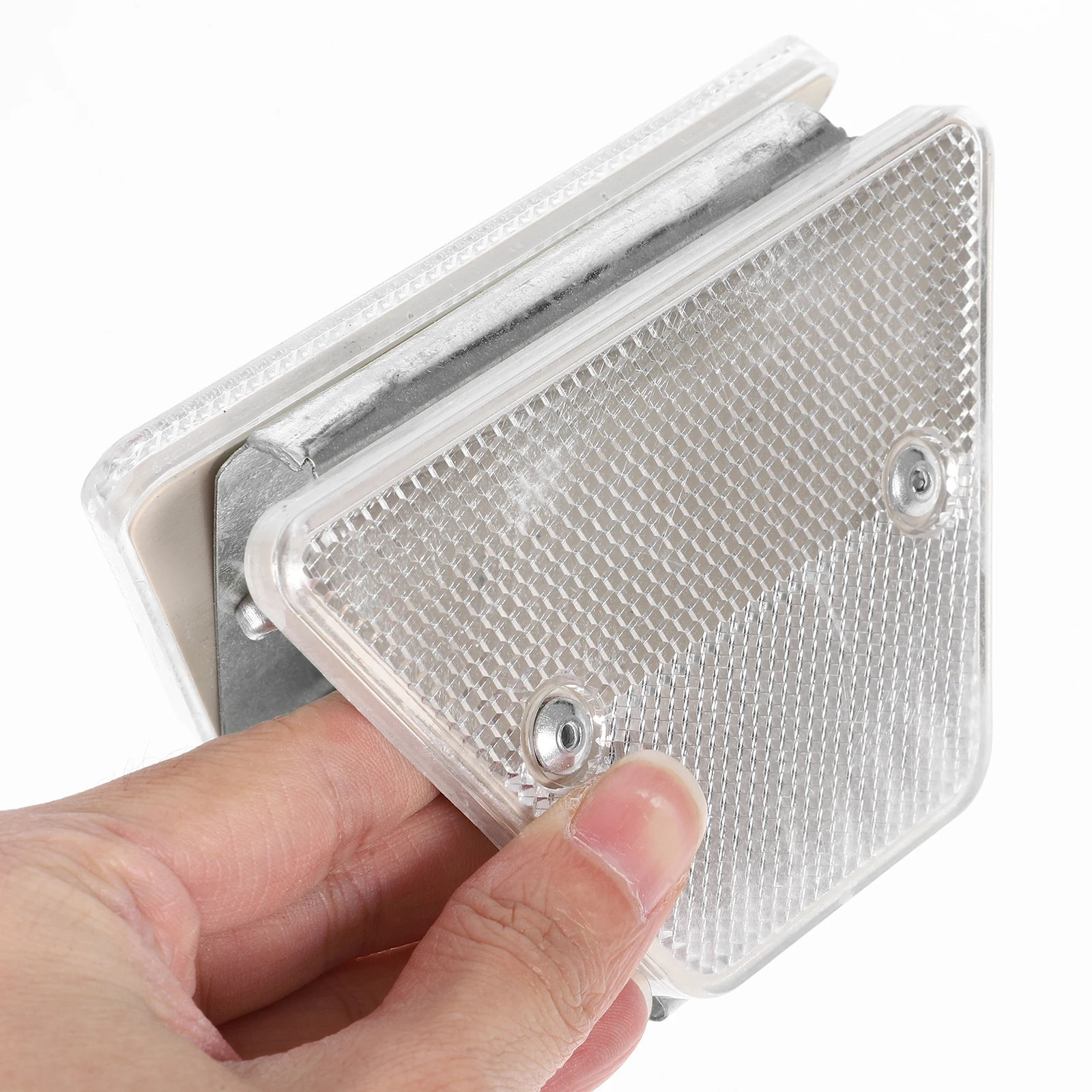 Trapezoidal Outline Reflective Driveway Markers Road Reflector Polycarbonate Plastic High Visibility Safety Delineators Pavement