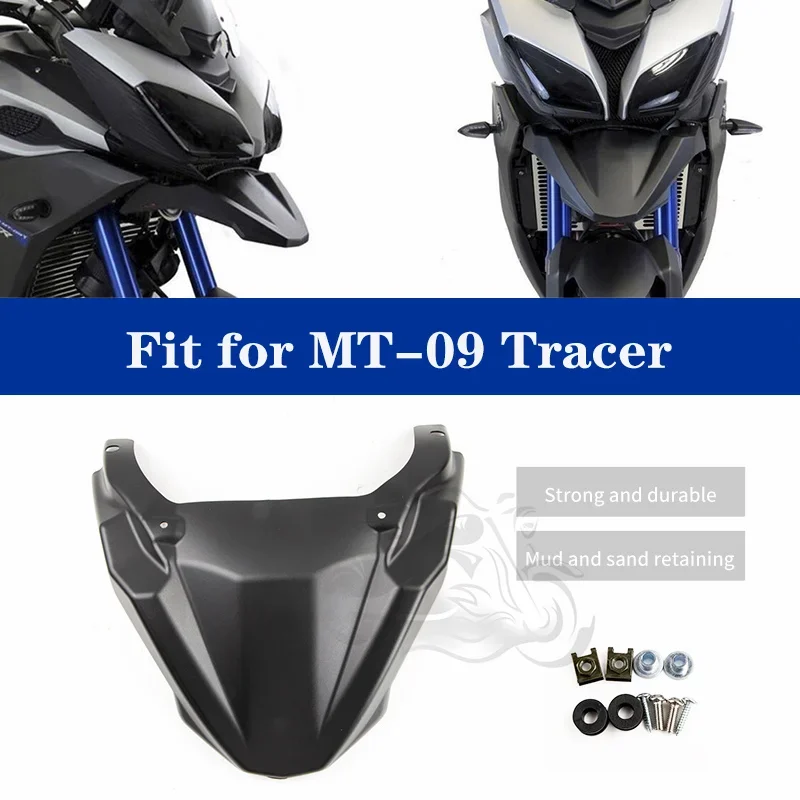 Fit for MT09 FJ-09 Tracer 900 GT 2015 2016 2017 2018 2019 Front Fender Mount Holder Beak Nose Hugger Cover Fairing Extension