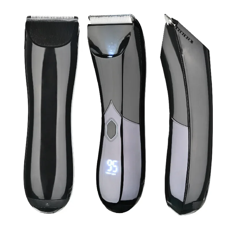 2024 New Electric Trimmer WMARK NG-BT001 Digital Display Shaver, Water Washed Scraper, Leg Hair, Body Hair Clipper