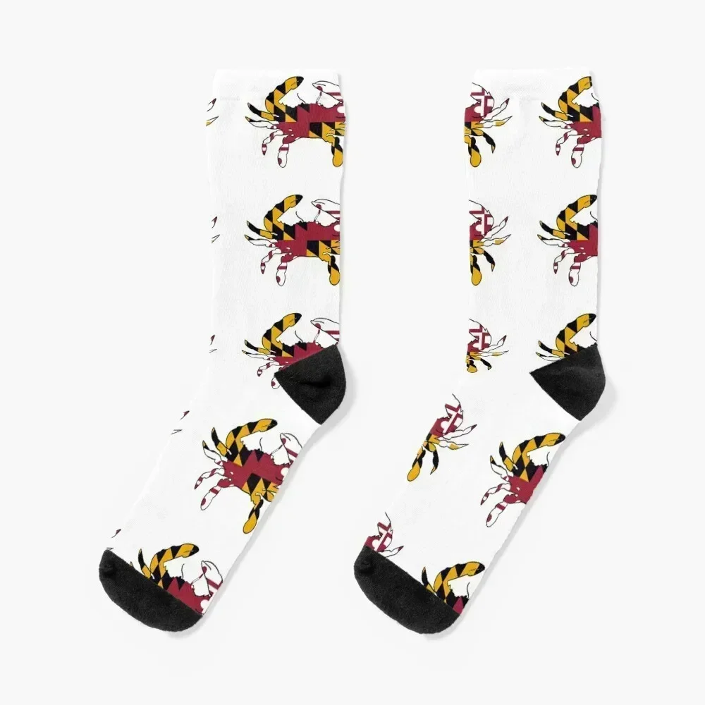 

Maryland crab Socks gift gym custom sports loose Women's Socks Men's