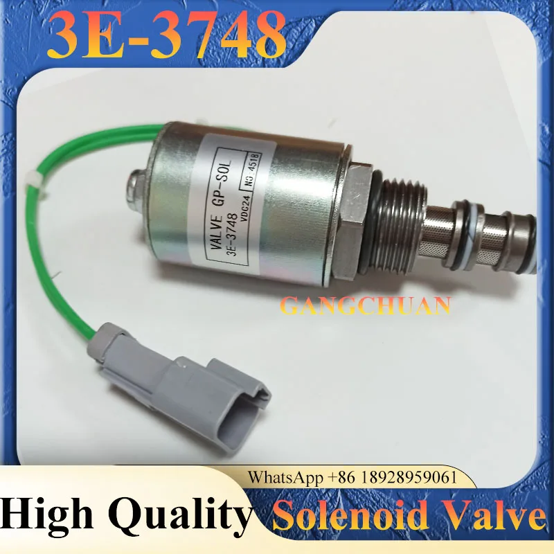 

3E-3748 24V Solenoid Valve for Caterpillar 970F 980F 980G 988F 990 992D 3E3748