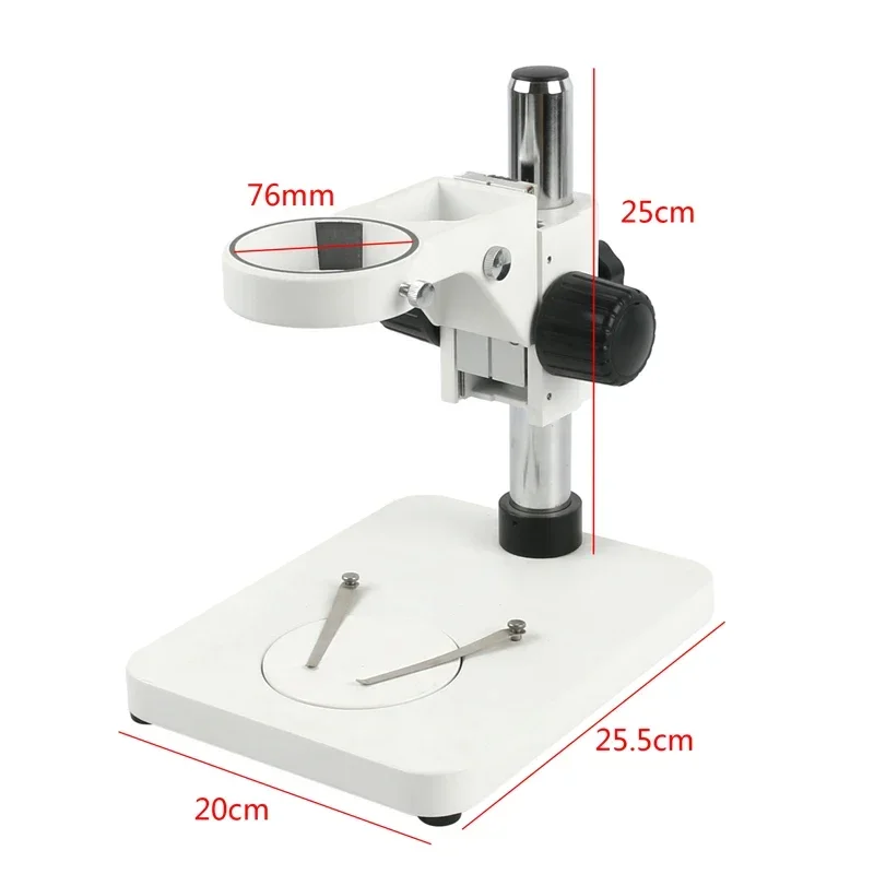 Adjustable 76mm Focus Holder Miroscope Stand Base Pillar Microscope Support Bracket For Trinocular Binocular Stereo Microscope