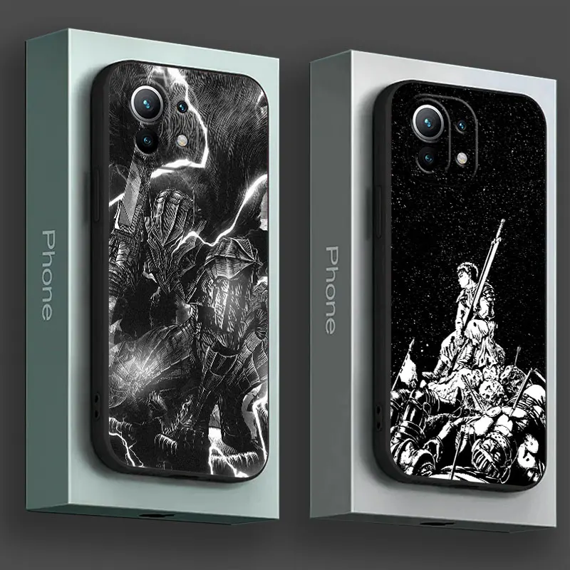 Coque pour Poco X6 X7 X8 M7 M8 F6 F7 Pro Max B-Berserks Anime Art Guts pour Xiaomi 17T PRO 12T 13T 14T 15T 17TPro 15 F8 Ultra Cover