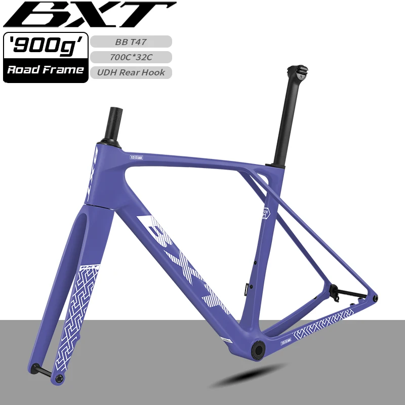 BXT T1000 Carbon Fiber Full Carbon Road Bike Frame High Strength Lightweight Racing Bike Frame view 5