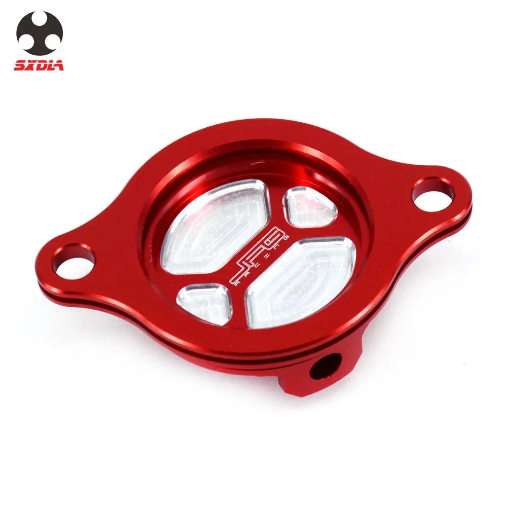 Motorcycle CNC Aluminum Oil Filter Cap Cover For Honda CRF 450 450R 2002-2008 450X 2011 2012 2013 2014 2015 2016 2017 Dirt Bike