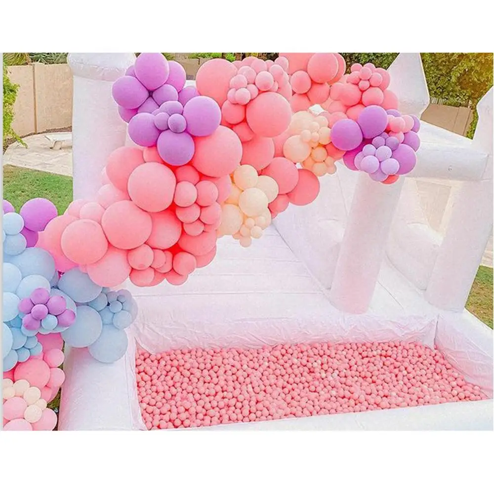 With Slide Inflatable Bouncy Castle Combo Wedding Jumper Bouncer for Kids Audits Commercial Included Blower Free Ship