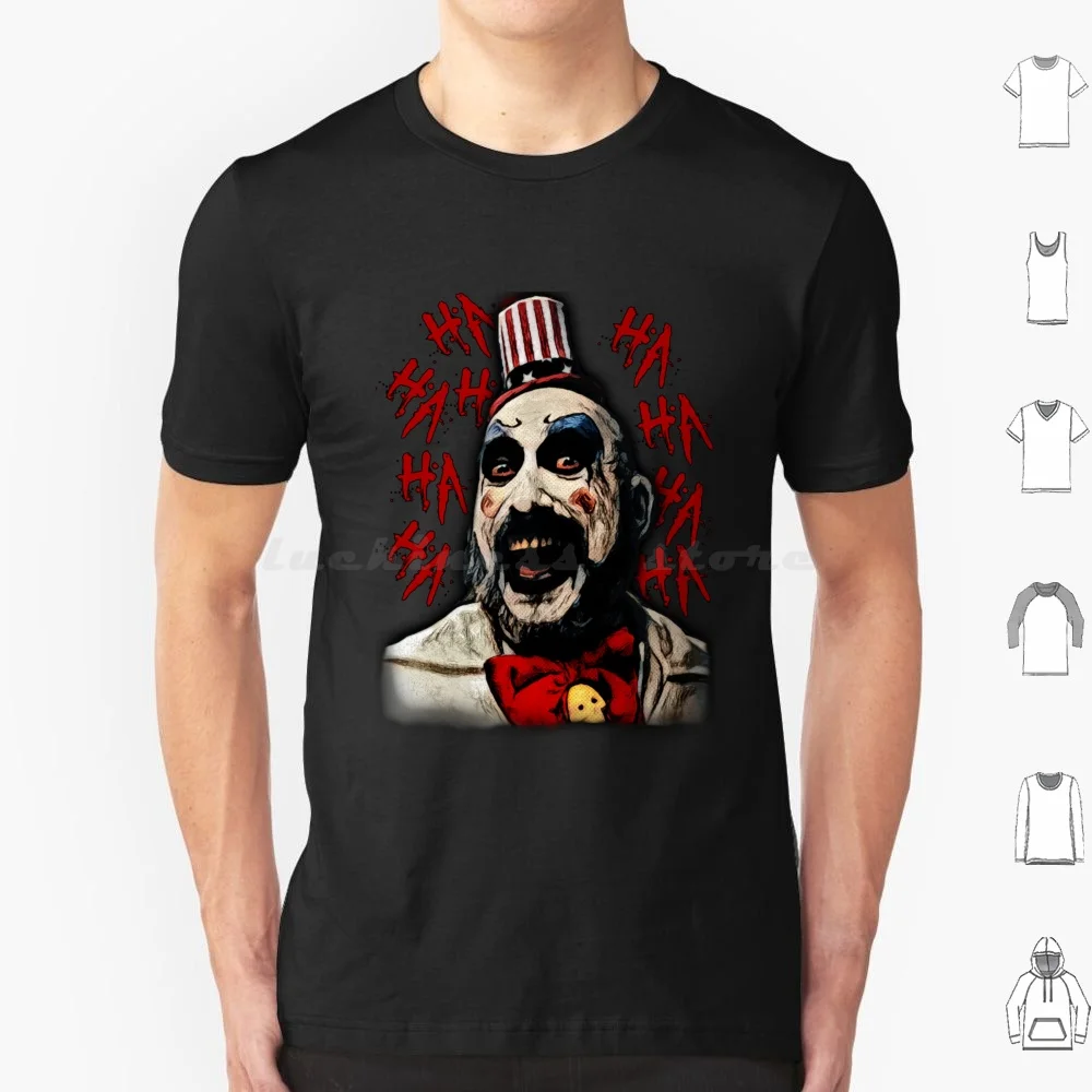 Captain Spaulding T Shirt 6xl Cotton Cool Tee Rob Zombie Horror Zombie Captain Spaulding House Of 1000 Corpses Rob Devils