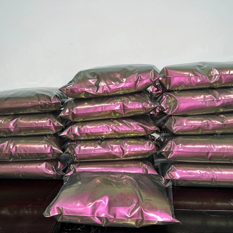 Optical Chameleon Powder Eyeshadow Nail Art Ink Chameleon Rainbow Aurora Magic Mirror Powder Paint spray paint ink cosmetics