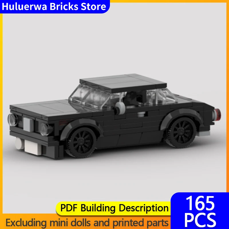 

Speed Hypercar Model MOC Building Bricks 2002 Classic Retro Two-Door Sedan Modular Technology Gifts Assemble Children Toys Suit