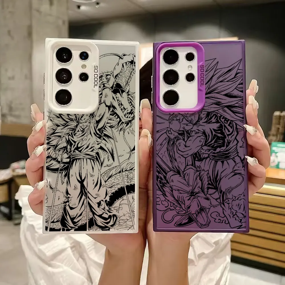 Dragons Balls Super Anime Goku Case For Samsung S26 S25 S24 Ultra Cases For Galaxy S23 S22 S21 FE S20 Ultra S26 Plus Phone Cover