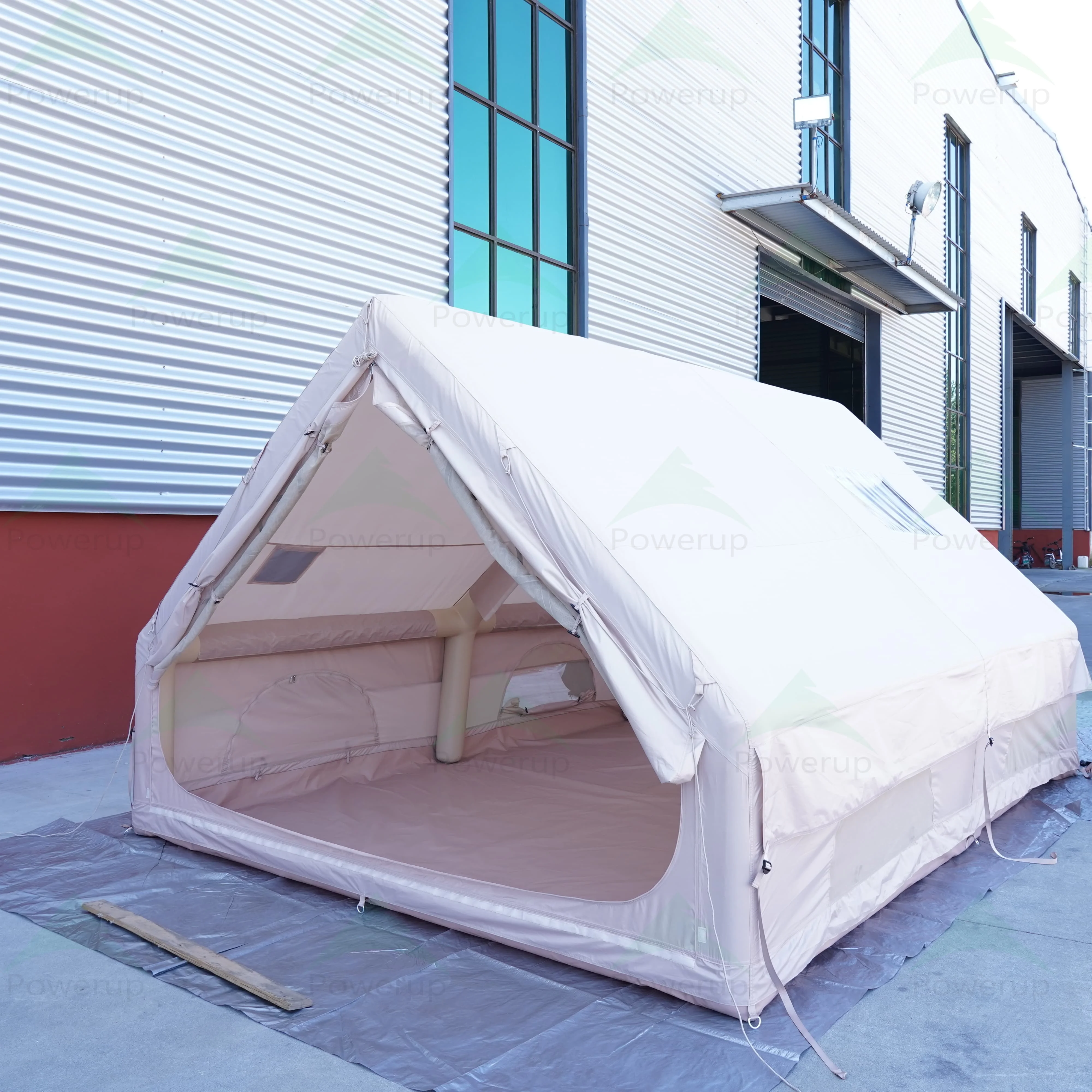 

Надувная палатка для кемпинга, 12-квадратная непромокаемая и теплая всесезонная универсальная надувная палатка для кемпинга, воздушная палатка большого пространства