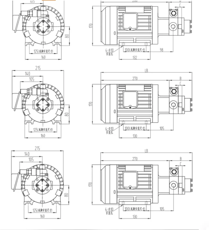 

Cycloidal Gear Pump TOP-2MY400-203 Hydraulic Oil Pump Motor MY750-203 Oil Pump Head