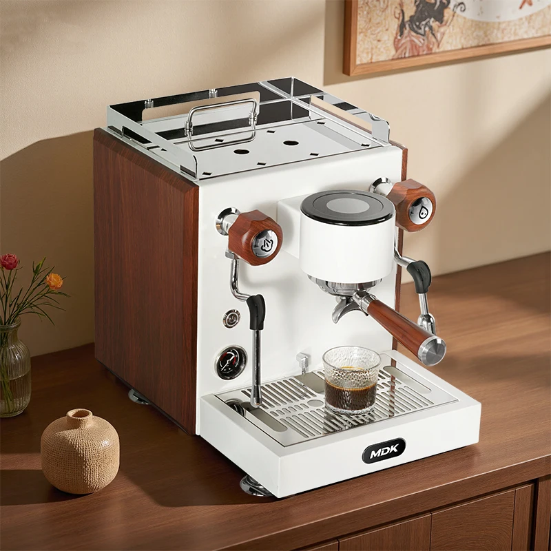 220V Commercial All-in-One Coffee Tea Hot Water Machine With Milk Frother For Hotels For Household And RV Use EU Plug