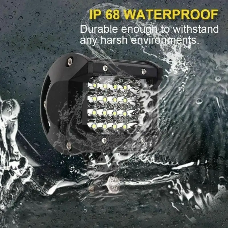 

12V 24V Bar Spotlight Off-road Driving Spot Flood Fog Lamp For Truck Boat SUV Headlight For ATV LED Combo Work Lights