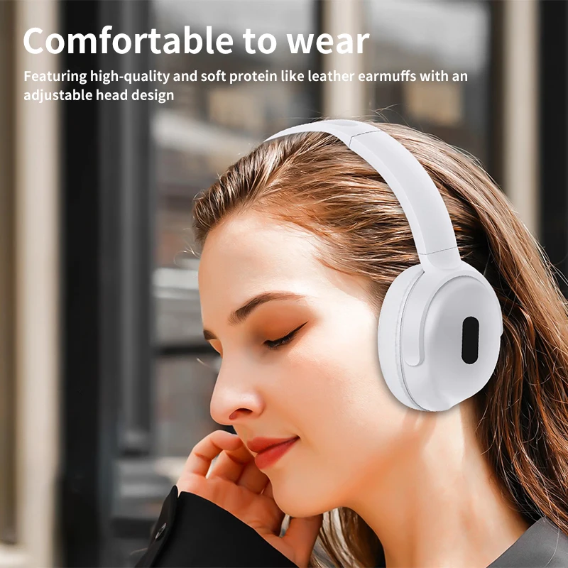 Hifi Headset Bluetooth Headphone True Wireless Sports with Headset Noise Reduction Computer Gaming Long Life High Sound Quality