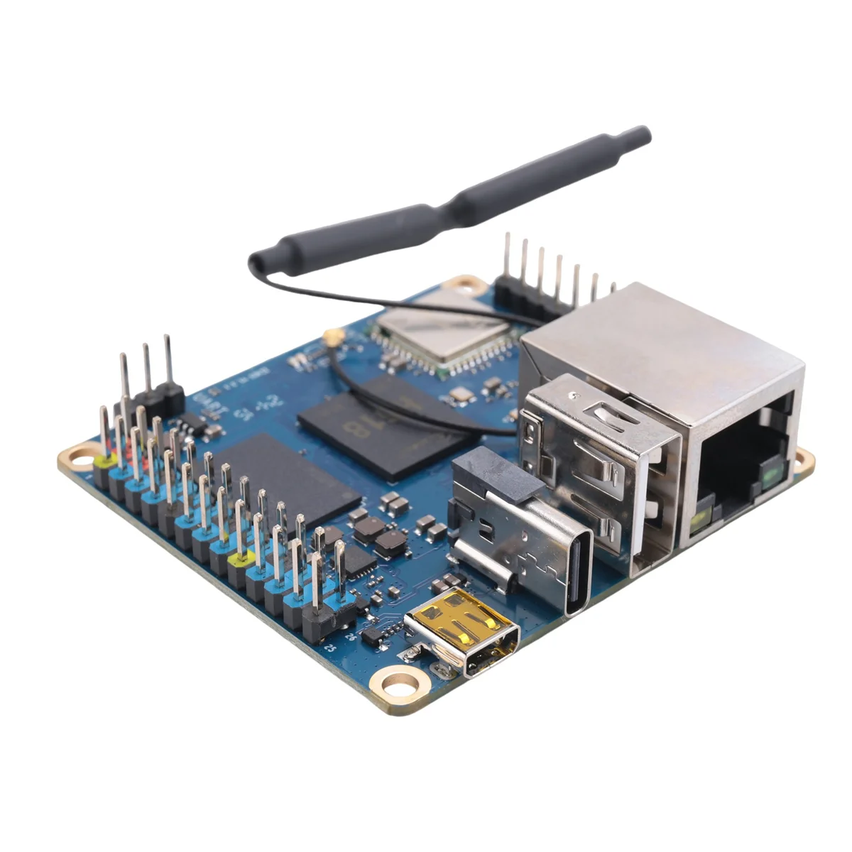 

#434E For Orange Pi Zero 3 4GB RAM Single Board H618 Chip Wifi LPDDR4 3 4GB (Blue)