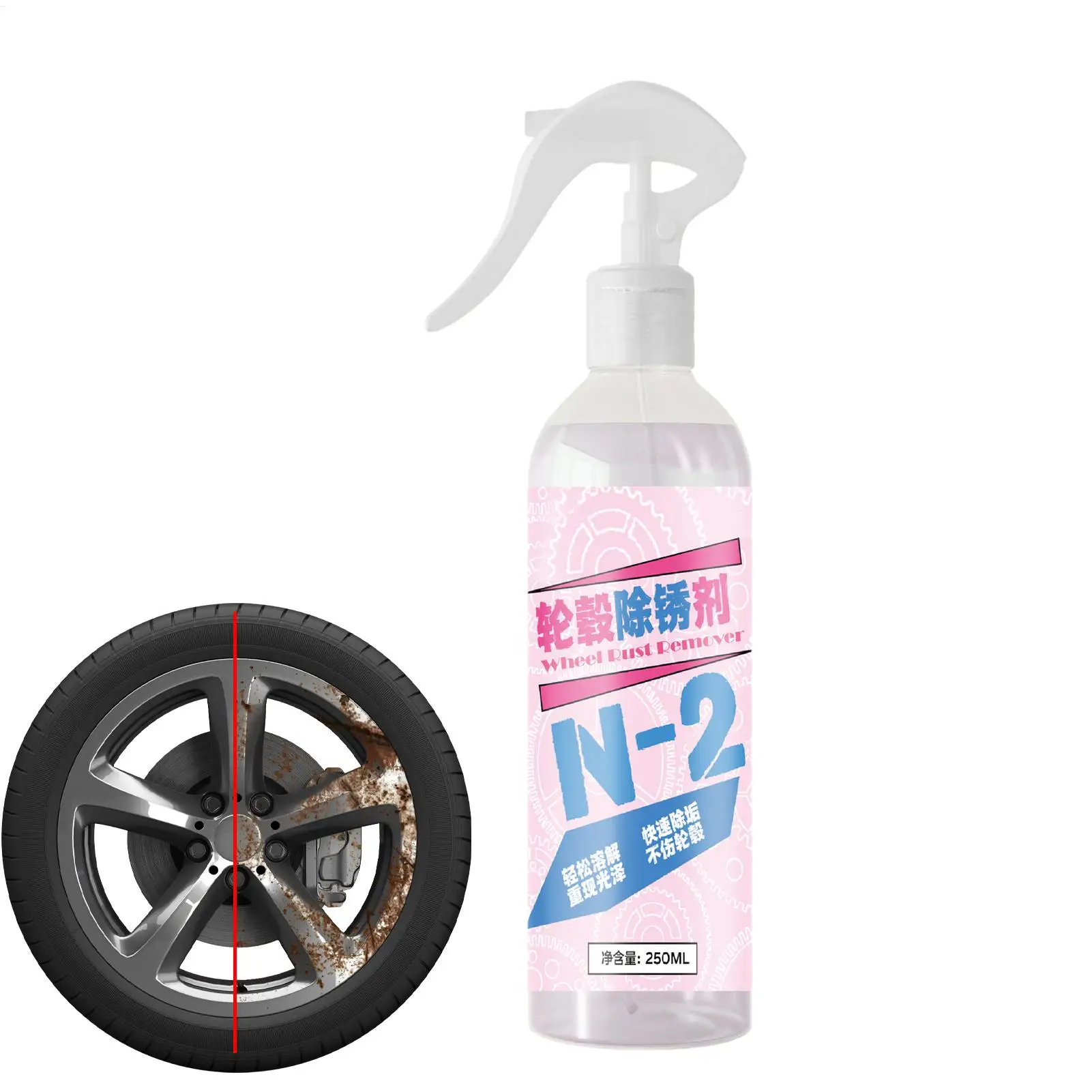 

Средство для удаления ржавчины, 250 мл, очиститель частиц железа, очиститель пятен от ржавчины выхлопной трубы для автомобиля, грузовика, мотоцикла, внедорожника, обода колеса, тормозного бампера