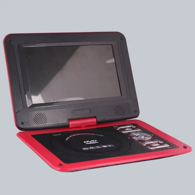 المحمولة DVD VCD CD EVD لاعب المحمول HD آلة الفيديو آلة فيديو U القرص واجهة التلفزيون AV USB 2.0 المدخلات إخراج مكبر صوت