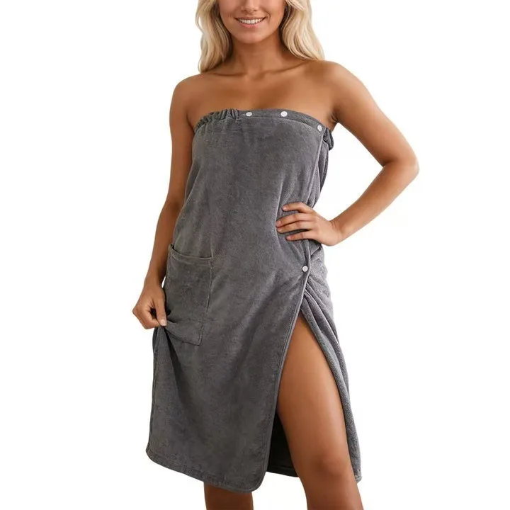 Amazon Extra-Thick Wearable Adult Tank-Top Bath Skirt / Towel – Non-Cotton, Highly Absorbent, Soft, Beauty-Grade & Quick-Drying.