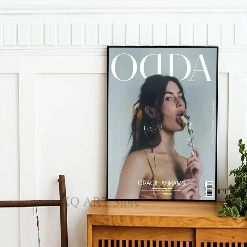 ألبوم موسيقى البوب غلاف المجلات الهيب هوب الراب الفنان GRACIE ABRAMS المشارك الجمالية حائط لوح رسم الفن غرفة الديكور #3