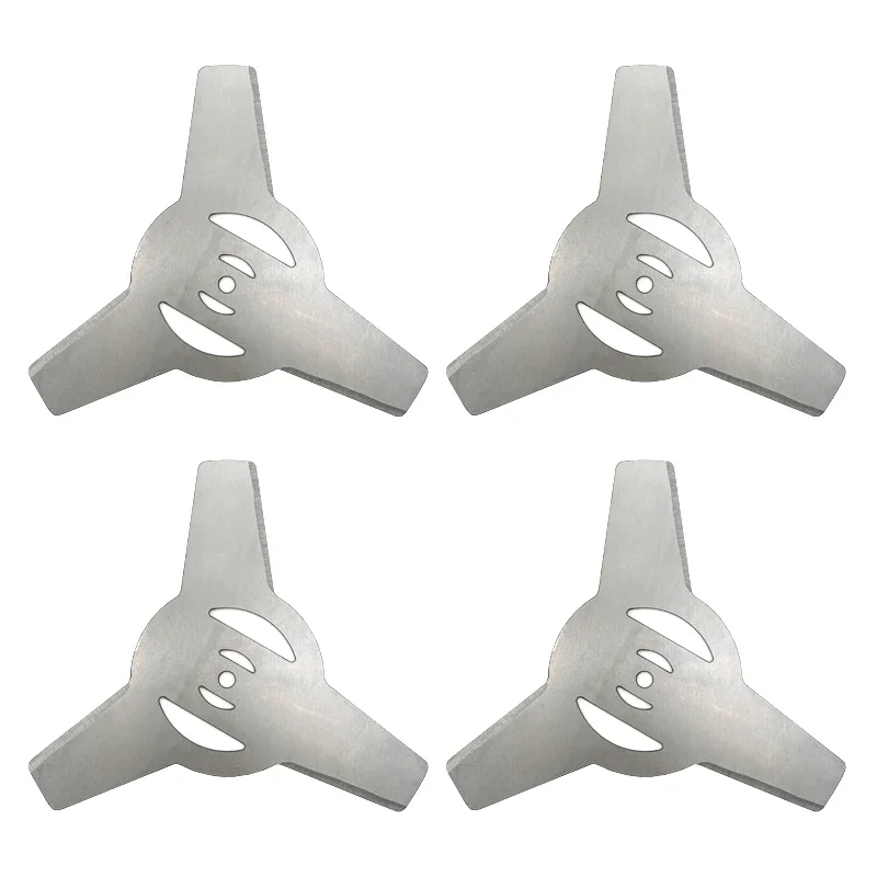 

Garden Power Tool Accessories 4Pieces 5mm Metallic Blade 3Teeth for Electrical Grass Trimmer Brush Cutter