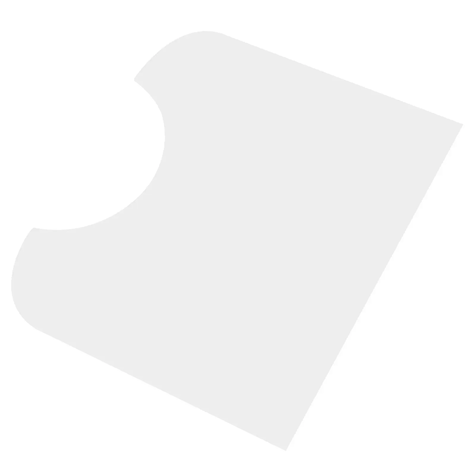 Crystal Clear Acoustic Guitar Pickguard PVC Transparent Scratch Plate Universal Fit for Classical Folk Guitars No Sound