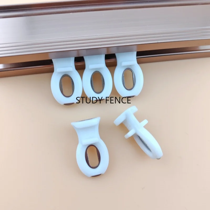 30pcs Plastic Window Track Pulley, Window Steel Sheet Nanowheel, Universal Friction Wheel, Window Decoration Accessories