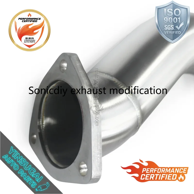 High Performance Exhaust Manifold Header For Audi RS5 B8 CFSA 4.2L V8 2009-2014 SS304 Smooth Exhaust Flow