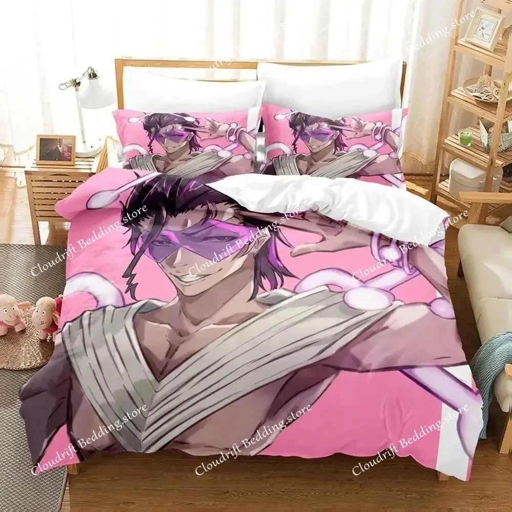 

2025 Bleach Bedding Set Single Twin Full Queen King Size Bed Set Adult Kid Bedroom Duvet cover Sets 3D Print Anime Bed Sheet Set