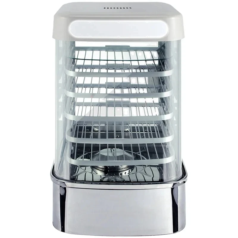 Commercial Large Metal Construction Bun Smer hine Precise Temperature Control Computer-Operated Glass Display Showca