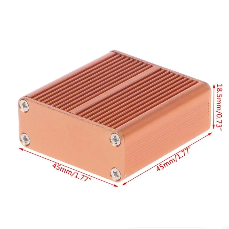 Y5JC DIY Aluminum for Case Electronic Project PCB Instrument Box 45x45x18.5mm