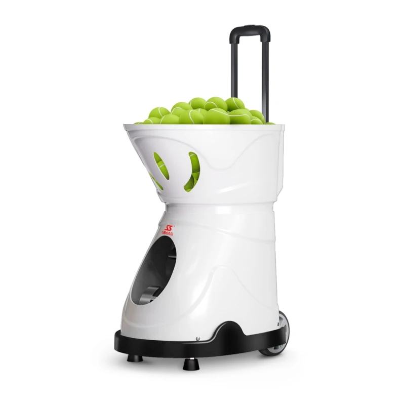 

New Arrival Automatic T2402A Short Distance Tennis Ball Machine er Equipment For Indoor Practice With Remote Control.