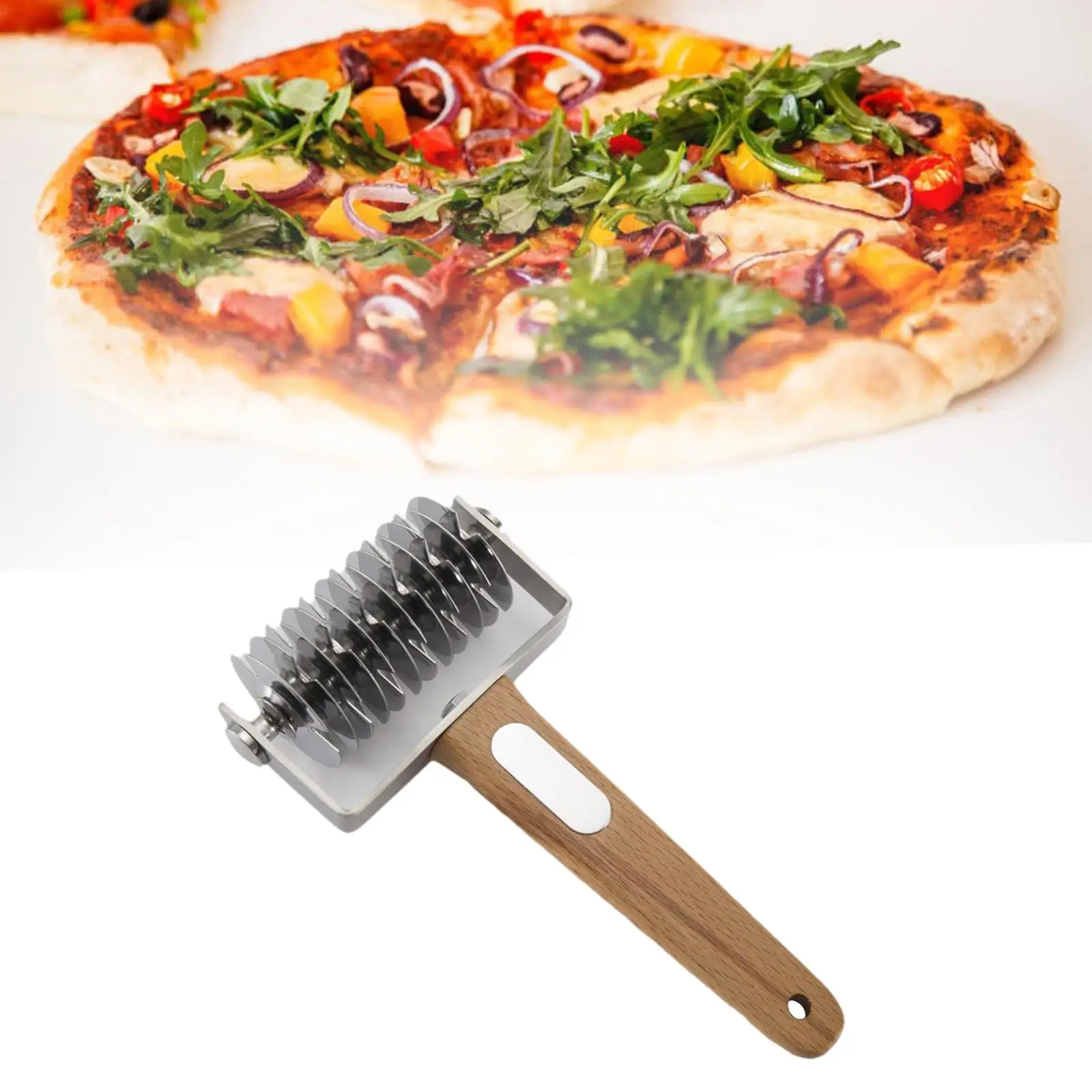 Dough Lattice Portable Pizza Tool Pastry Puncher for Kitchen Bread Cookies