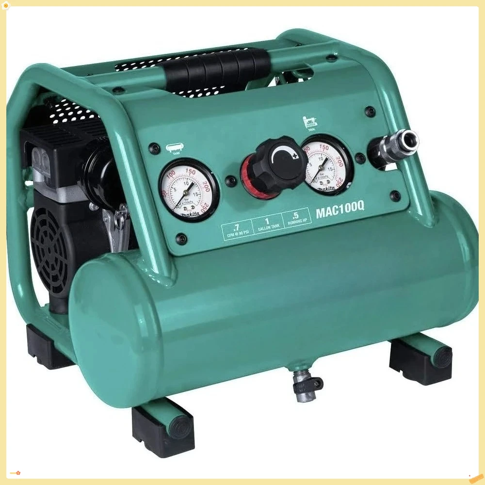 

Quiet Series - 1/2 HP, 1 Gallon Compact, Oil-Free, Electric Air Compressor