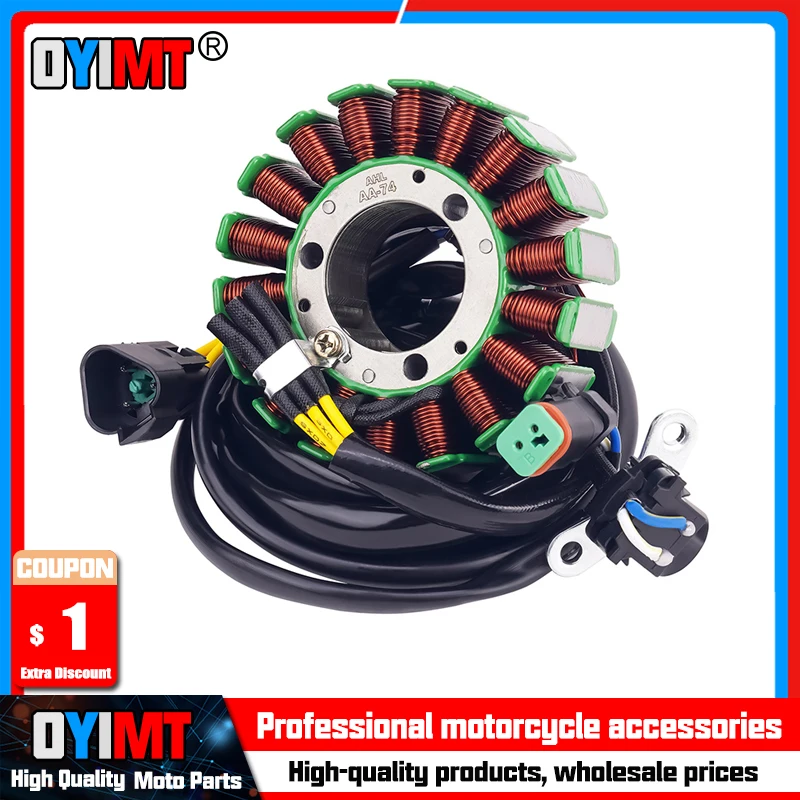 Motorcycle Generator Stator Coil Comp For Can-Am DS 450 DS450 2008-2015 420296323