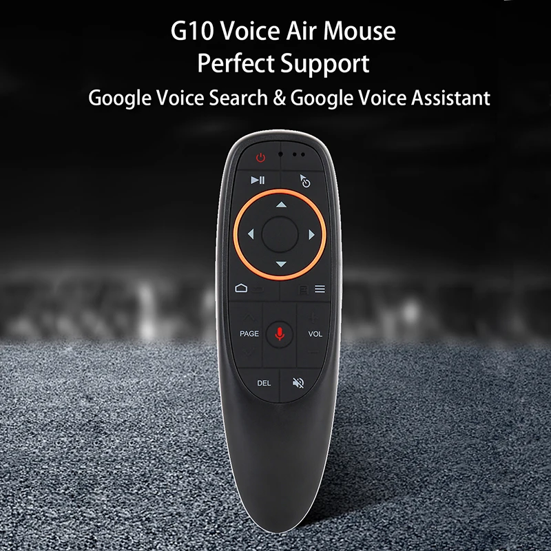 kebidu G10s Fly Air Mouse Mini Remote Control G10 Wireless 2.4GHz For Android Tv Box With Voice Control For Gyro Sensing Game