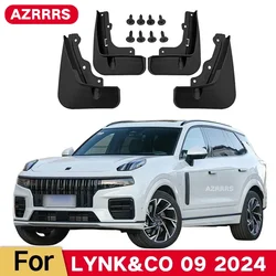 MudFlaps For LYNK&CO 09 2023 2024 LYNK CO Mudguards Mud Flaps Splash Guards Front Rear Wheels Fender Car Accessories 4Pcs