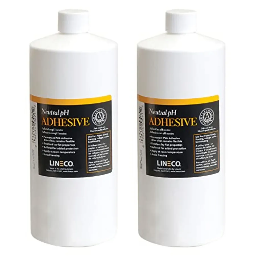 

Neutral pH Acid-Free All-Purpose PVA Adhesive, Dries Clear, Flexible,,Ideal for Bookbinding, Book Repair, Framing, Collages, Pa