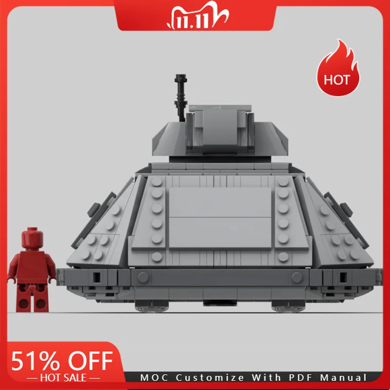 

1368 PCS MOC Star Battle Cool Hovertank Model Custom Building Blocks Brick DIY Creative Assembly Educational Toys Children Gifts