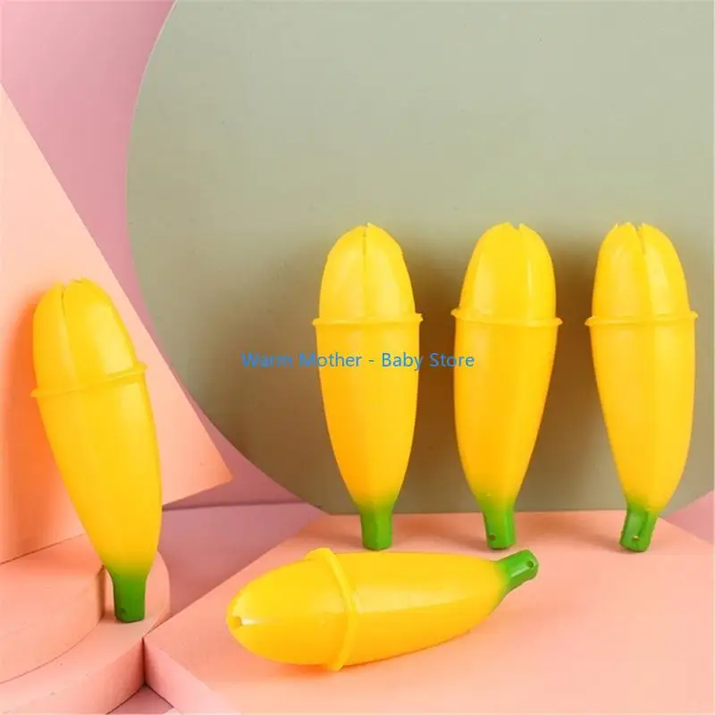 Squeeze Stress Relief Hand Toy Anti Angst Banane dehnbar langsam aufsteigendes Spielzeug 57qe
