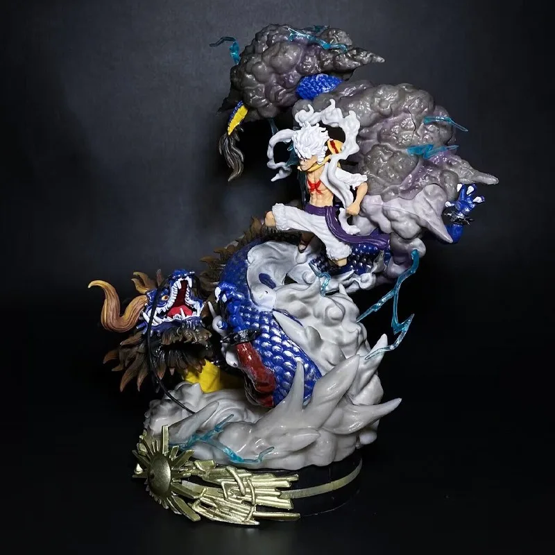 

One Piece Nika Luffy VS Dragon Kaido Action Figure 22.5cm PVC Anime Statue Collectible Model Desktop Decoration Birthday Gift