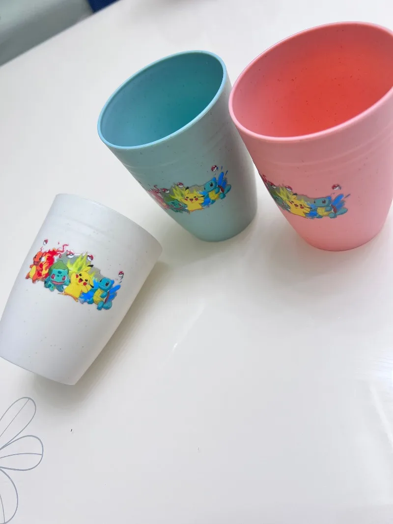 

300 мл Takara Tomy фигурки покемонов Чармандер Пикачу Бульбазавр Сквиртл красочная чашка для полоскания рта здоровая чашка для зубной щетки чашка для мытья