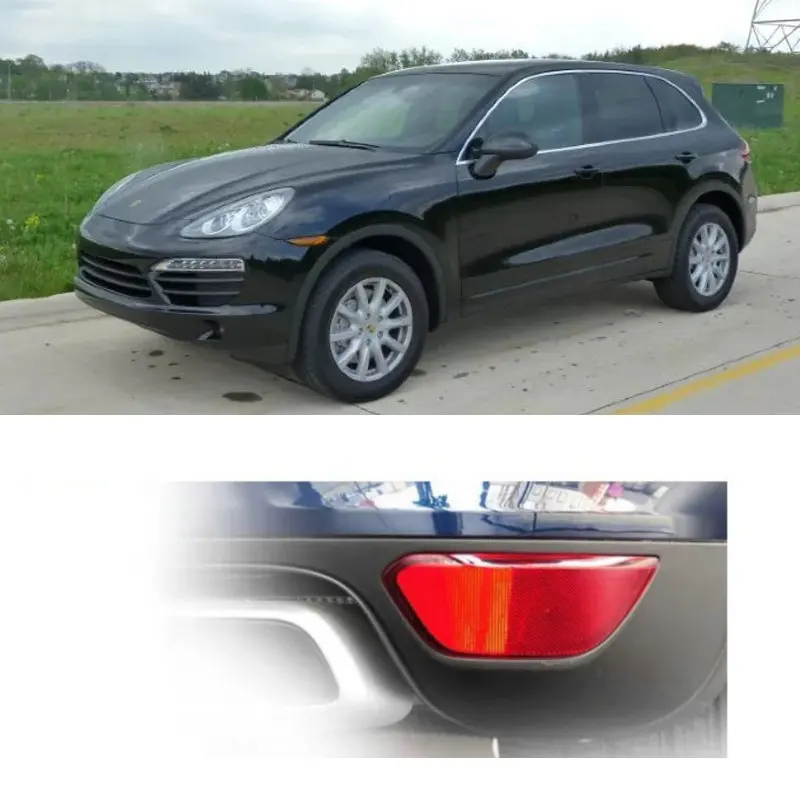 2pc Rear bumper reflector For Porsche Cayenne 2011 2012 2013 2014