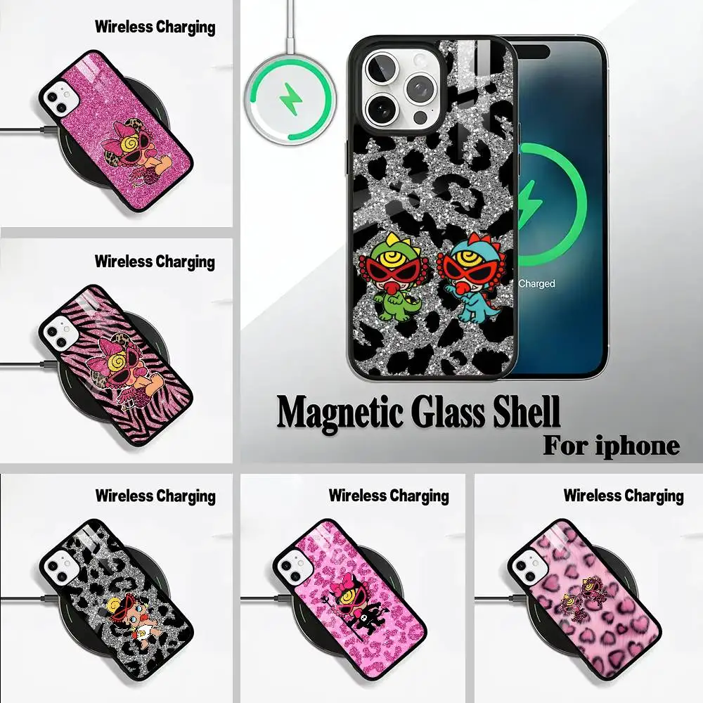 Young & Trendy H-Hysteric M-Mini Phone Case For IPhone17 16 15 14 13 12 11  Pro Max 16/15/14Plus Wireless Charger Cover Funda