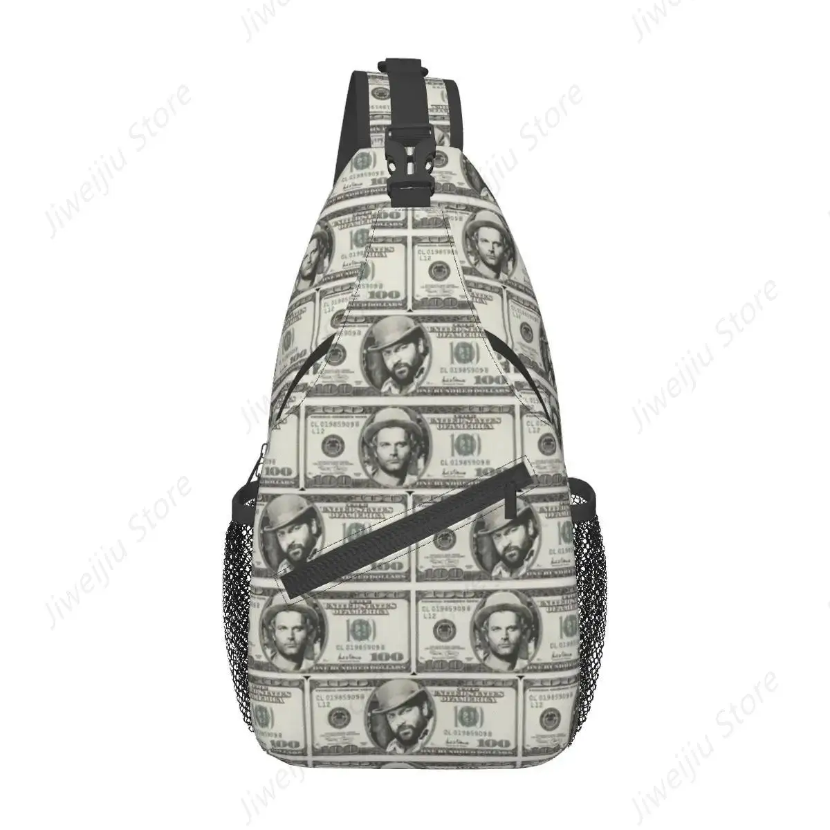 

Сумка через плечо Terence Hill Bud Spencer Dollar, маленькая нагрудная сумка, рюкзак, рюкзак для пеших прогулок, уличная велосипедная сумка