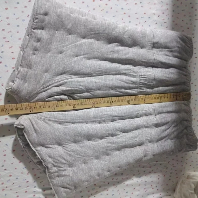 Men's Handmade High-waisted Boxer Filled Cotton ABDL Thick Puffy Warm Belly Pants Fetish Panties Private Party Sexy Costumes BF