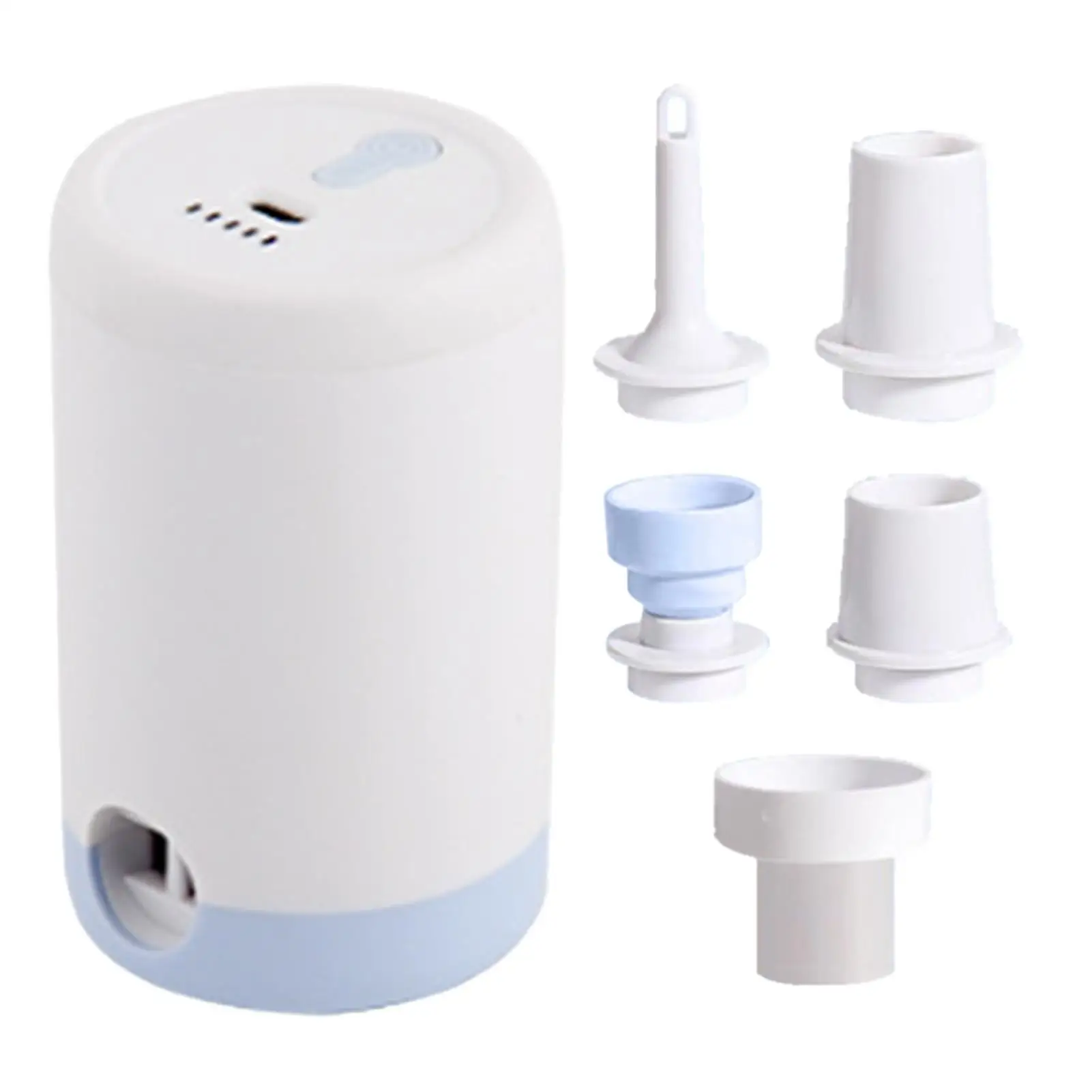 

Мини-воздушный насос для надувных спальных подушечек, тихий беспроводной портативный электрический насос для путешествий, баскетбола, плота