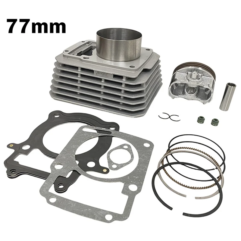 

NEW-For Italika Vortx 250 175FMM CB250-F CPS350 Motorcycle Cylinder Piston Kit- 77Mm 172FMM Bore Replacement Parts