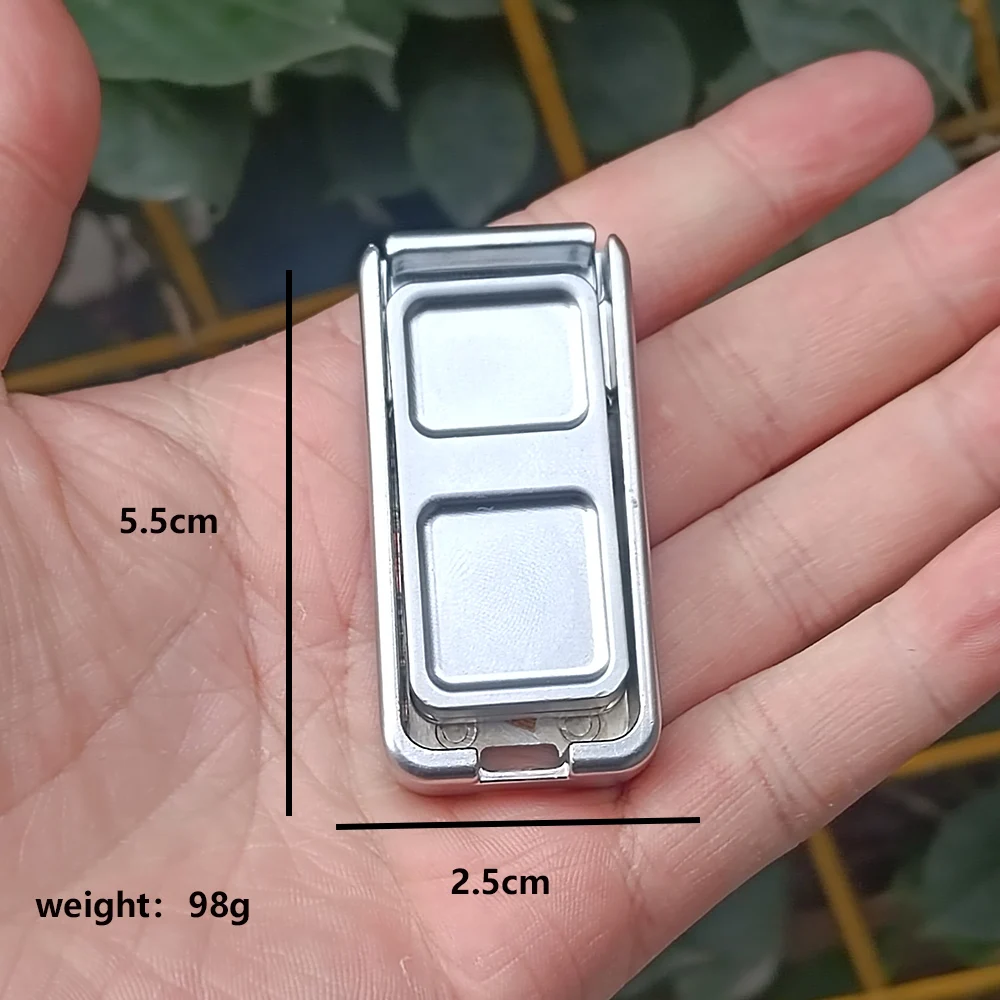 Push Card Magnetic Slider EDC Fidget Slider โลหะ ADHD ของเล่นป้องกันความเครียดความเครียดและความวิตกกังวลบรรเทา Fidget ของเล่นโต๊ะของเล่นของขวัญ